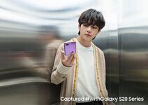 V promoting Samsung Galaxy S20 Series #2 (May 2020)