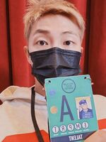 RM on Weverse: "LA Days.. 🙃" [2021.11.25]