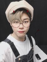 Jimin on Twitter: "Good night☺️🌙💤#JIMIN" [2019.12.16] #2