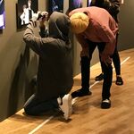 BTS Exhibition Official on Instagram: "전시장 방문한 날 #🕰 #JIN #JUNGKOOK #BTS #방탄소년단 #과거와미래를잇는 #오_늘" [2018.09.03]