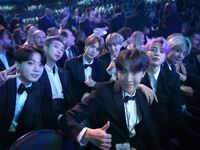 BTS Official on Twitter: "[#오늘의방탄] #BTS in #GRAMMYs ! We will be back :) 😉 #ThankstoARMY" [2019.02.10] #1