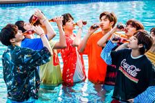 BTS with Park Bo-gum promoting Coca-Cola Korea #2 (August 2018)