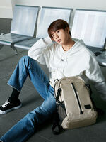 Jin promoting New Beginning at FILA #3 (January 2021)