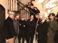 BTS on Twitter: "With Kim Jones!!🤩✌️💕🥺" [2019.02.10]