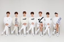 BTS promoting PUMA COURT STAR #2 (July 2017)