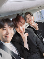 J-Hope, Suga and RM on Twitter: "안뇽 #Palisade" [2018.11.29]