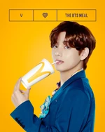 V promoting McDonald's BTS Meal (May 2021)