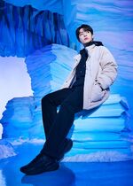 Jungkook promoting 2021 FILA Winter Collection #7 (October 2021)