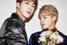 Jin and Jimin in the GQ Korea Magazine "2016 MEN OF THE YEAR" (December 2016)