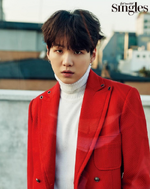 Suga in the Singles Magazine (December 2016)