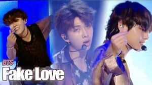 HOT BTS - FAKE LOVE , 방탄소년단 - FAKE LOVE Show Music core 20180609