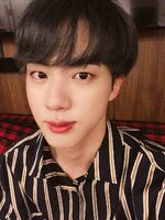 Jin on Twitter: "한국 컴백에서 봐요 안뇽" [2019.04.14]