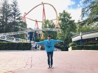 Jin on Twitter: "미국 놀이공원 재밌네요" [2019.05.07] #1