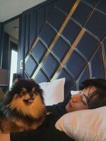 V on Weverse: "kim yeon tan😴" [2020.07.17] #1