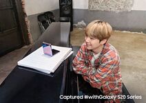 Suga promoting Samsung Galaxy S20 Series #2 (May 2020)