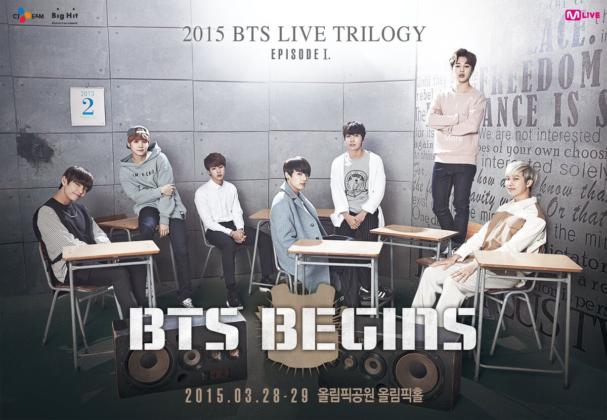 BTS 2015 LIVE TRILOGY BEGINS ポスター セット - K-POP/アジア