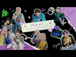 BTS  デコキット Amazon.com: BTS - Deco kit (incl. Top ggu Decorative sticker