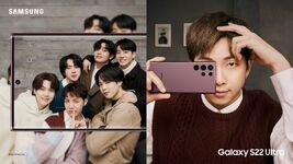 RM promoting Samsung Galaxy S22 #1 (February 2022)