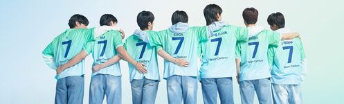 BTS promoting Hyundai Goal of the Century #3 (May 2022)