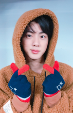 Jin on Twitter: "#평창동계올림픽 #손가락하트장 #PyeongChang2018" [2018.01.05]