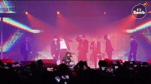 BTS performing "MIC Drop" on 2019 Lotte Family Concert