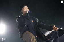 RM with his blue mic (2022)