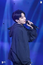 Jung Kook with his black mic (2024)
