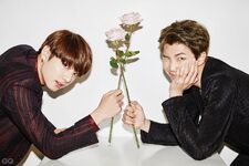 Jungkook and RM in the GQ Korea Magazine "2016 MEN OF THE YEAR" (December 2016)