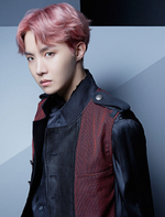 J-Hope promoting "Blood Sweat & Tears" (May 2017)