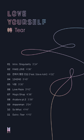 Love Yourself Tear Bts Wiki Fandom