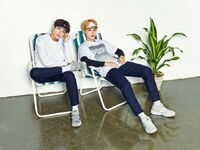 Jimin and Jungkook promoting BLAZE Time (Feb 2016)