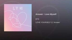 "Answer: Love Myself" Audio