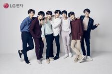 BTS promoting LG Electronics (April 2018)