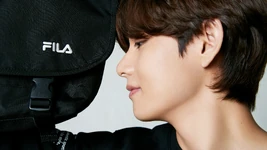 V promoting New Beginning at FILA #2 (January 2021)