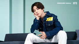 Jimin promoting Samsung Galaxy #2 (September 2020)