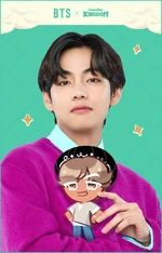 V promoting Cookie Run Kingdom (September 2022)