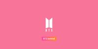 BTS behind Logo