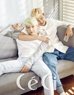 Suga and RM promoting CLEAN Perfume (March 2016)