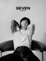 Jung Kook promoting "Seven (feat. Latto)" #1 (July 2023)