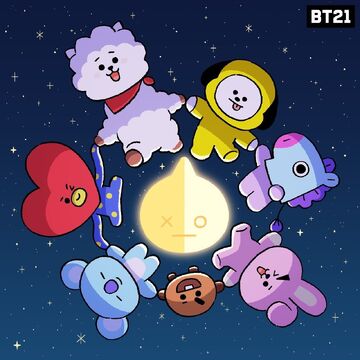 I'm suggested by my therapist to doodle something so it helps to focus and  concentrate. I drew few bt21 characters and here is my favourite 