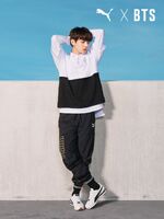 Jungkook promoting PUMA Turin #2 (March 2018)