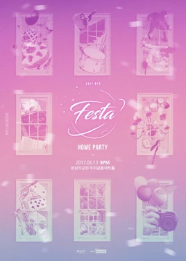 BTS HOME PARTY poster