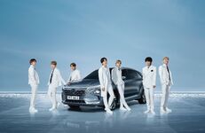 BTS promoting Hyundai NEXO (January 2020)