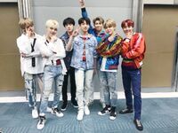 BTS Official on Twitter (Japan): "MUSIC STATION SUPER LIVE 2017をご覧の皆さん！初出演で緊張しましたが、ARMYの皆さんの応援のおかげで楽しくパフォーマンスできました❤️いつも応援ありがとうございます！#BTS #DNA #Mステ #MステにBTS" [2017.12.22] #1