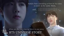 "SeokJin finds something written in the notes as soon as he opens them, and something changes in his eyes... What did he find written there?"