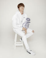 Jin promoting PUMA COURT STAR (July 2017)