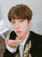 Jin on Twitter: "대상 고마워요 늘 행복하세요 아미" [2016.12.03] #2