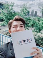 RM on Twitter: "급하게 찍었지만.. 늦었지만..!! 잊지 못할 경험이었습니다 ~!" [2018.09.26] #1