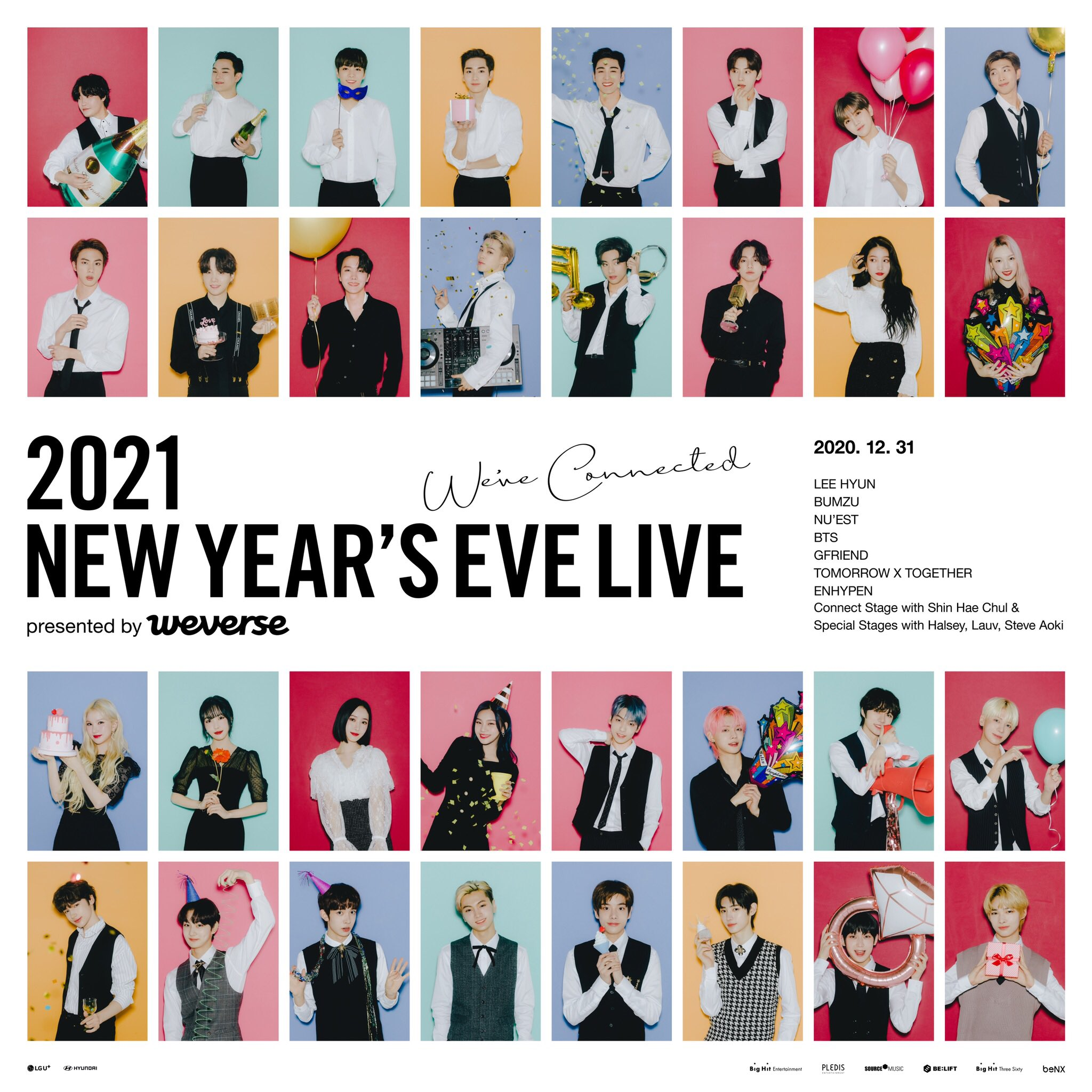 2021 New Year's Eve Live presented by Weverse | BTS Wiki | Fandom