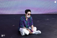 Jung Kook with his purple mic (2021)
